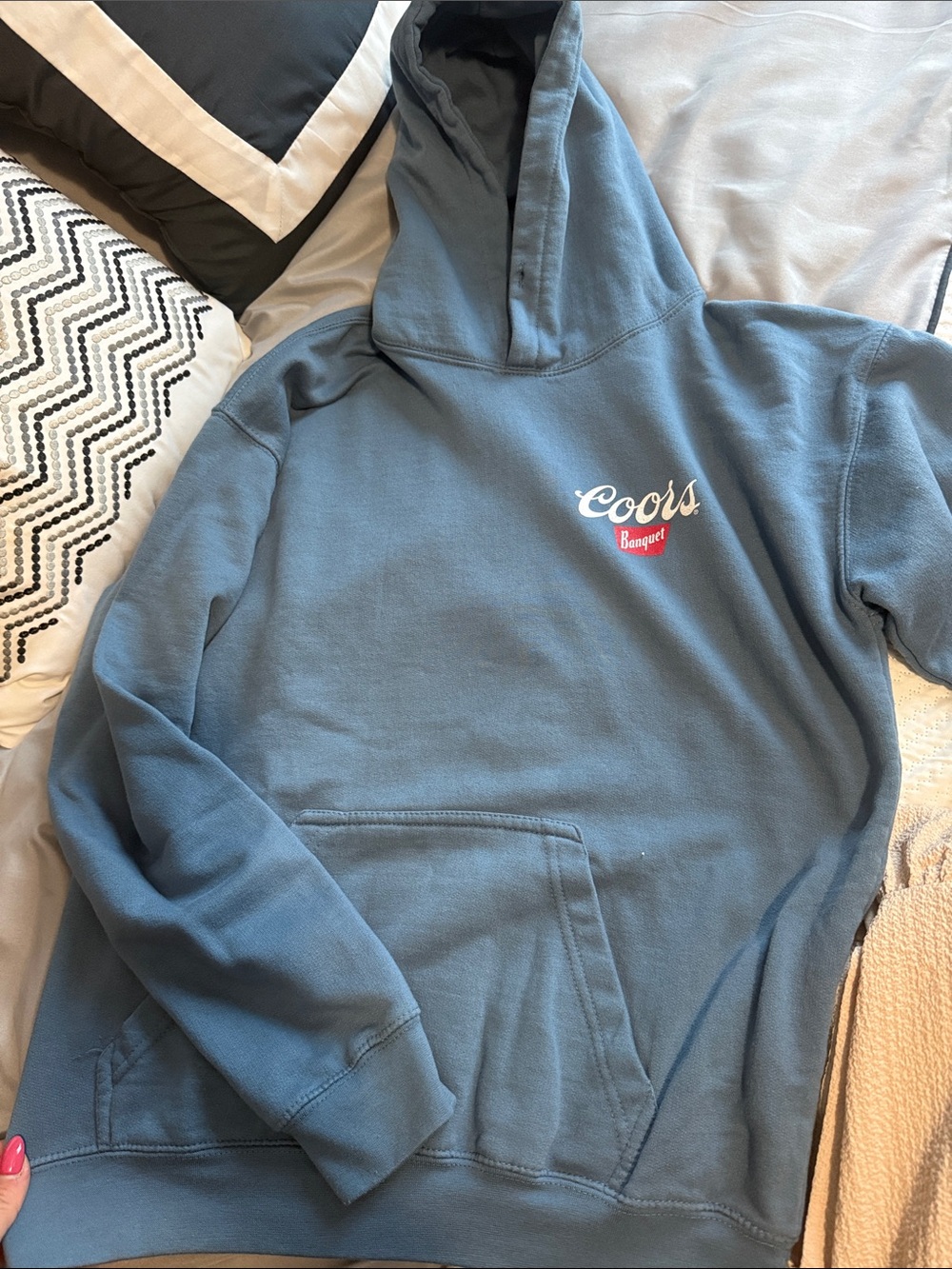 Coors Banquet Blue Logo Hoodie